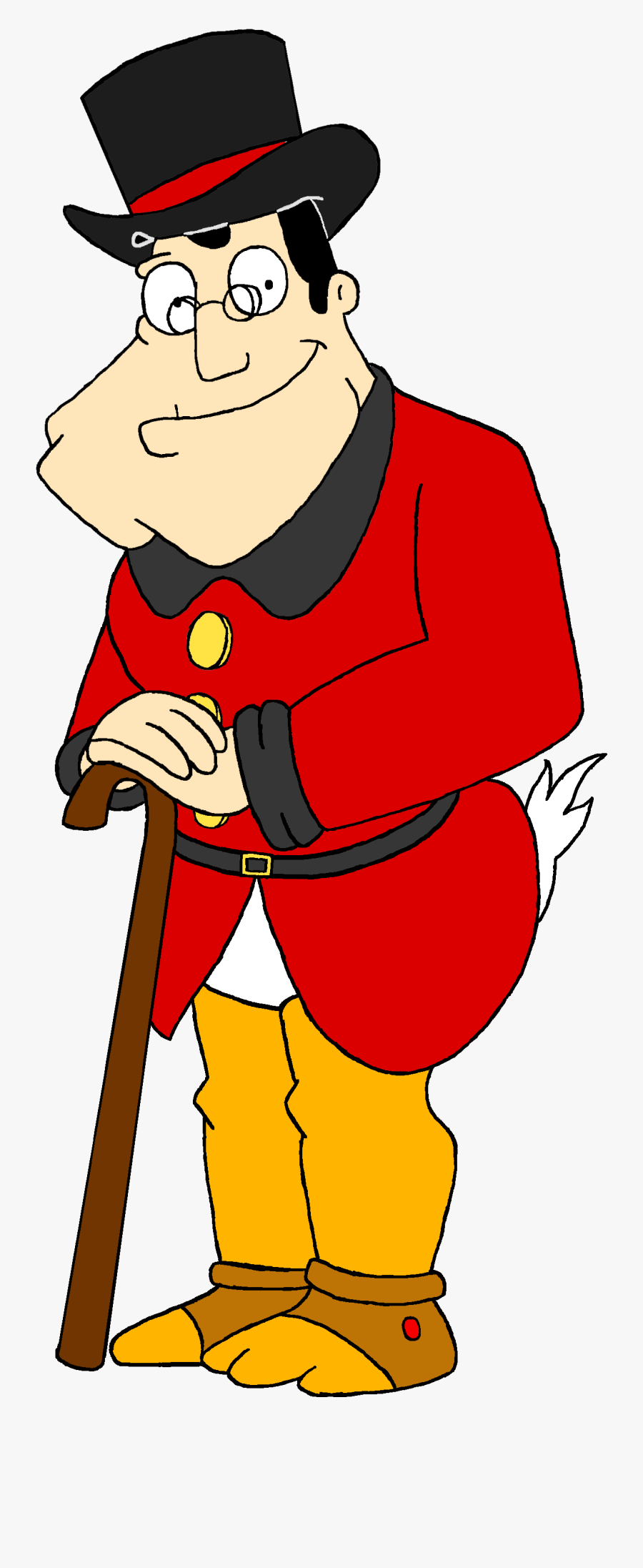 Stan Smith As Scrooge Mcduck - Cartoon, Transparent Clipart