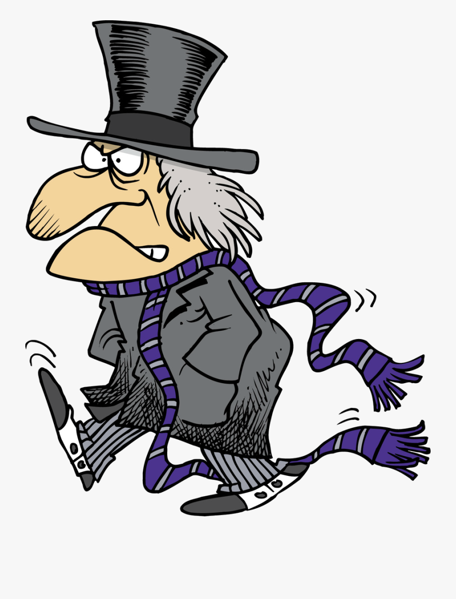Transparent Ebenezer Scrooge Clipart - Easy Drawings Of Scrooge, Transparent Clipart