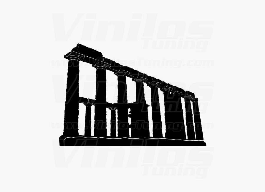 Building Vector Clipart , Png Download - Temple Of Poseidon, Transparent Clipart