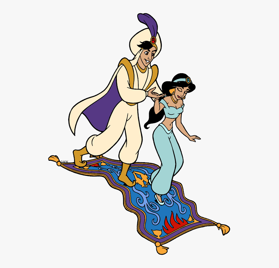 Aladdin And Jasmine, Transparent Clipart