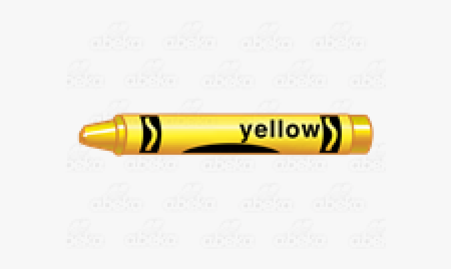 Yellow Crayon Clipart - Clip Art Yellow Crayon, Transparent Clipart