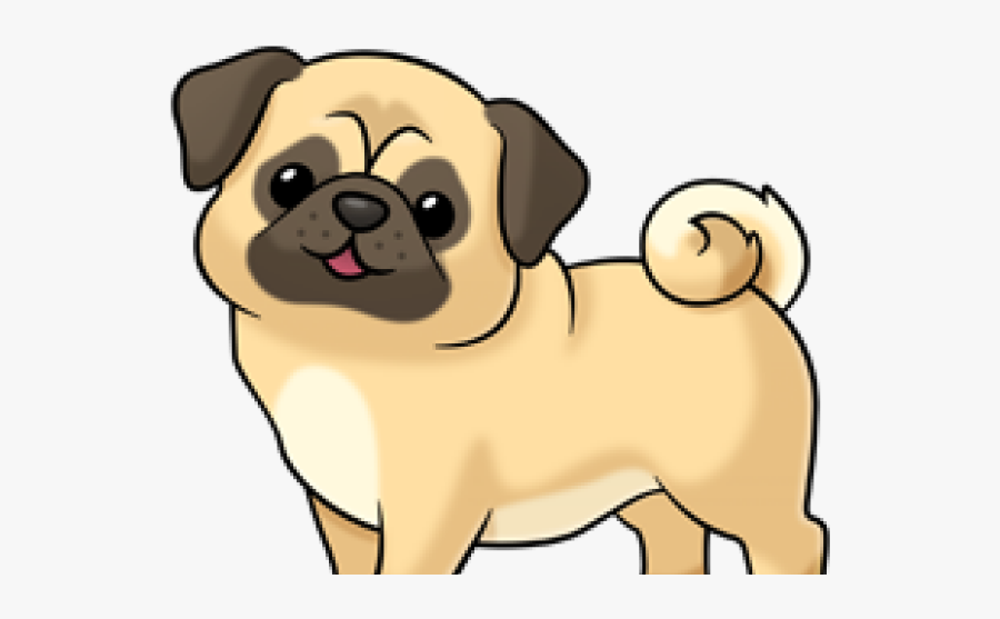 Cute Pug Dog Clipart, Transparent Clipart