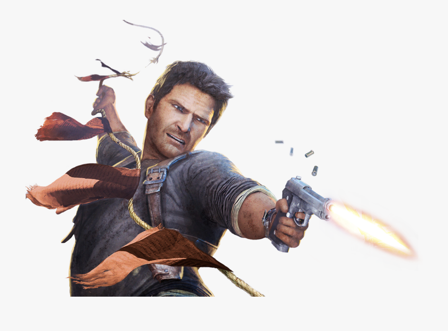 Download Nathan Drake Png Pic - Uncharted 2 Among Thieves Game, Transparent Clipart