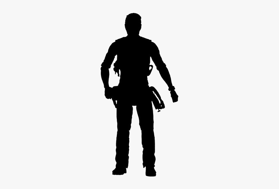 Transparent Nathan Drake Png - Silhouette, Transparent Clipart