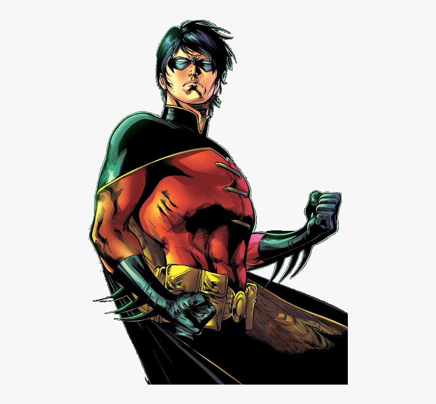 Battle Clipart Batman Robin - Robin Tim Drake Transparent, Transparent Clipart