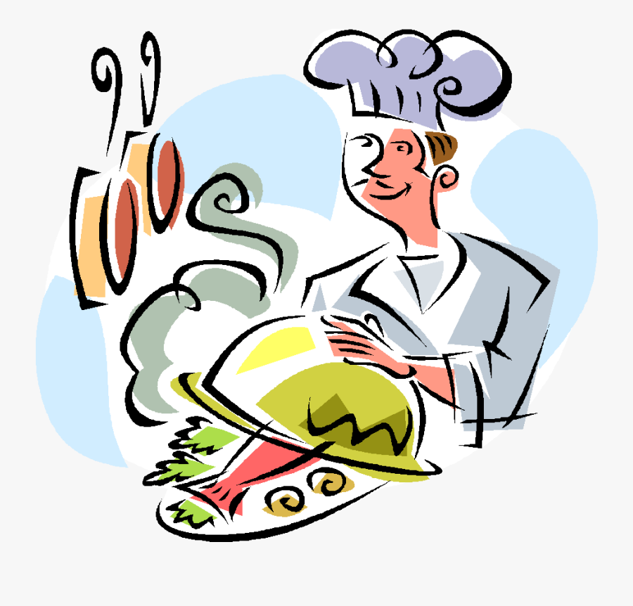 Transparent Fish Dinner Clipart - Cartoon Masterchef Png, Transparent Clipart