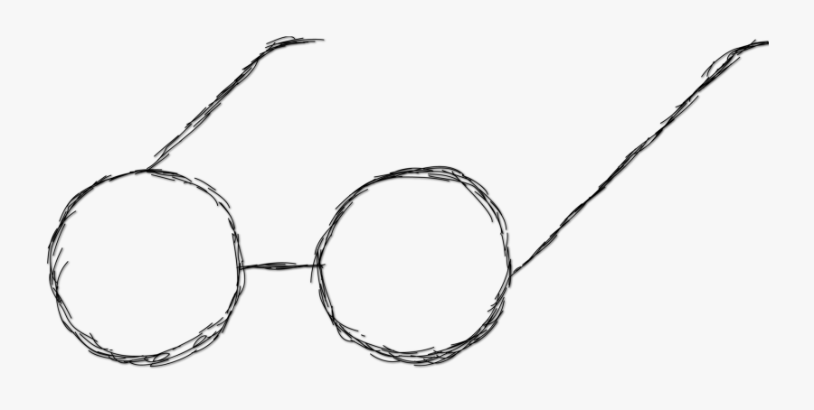 Glasses Drawing Harry Potter - Harry Potter Glasses Drawing, Transparent Clipart