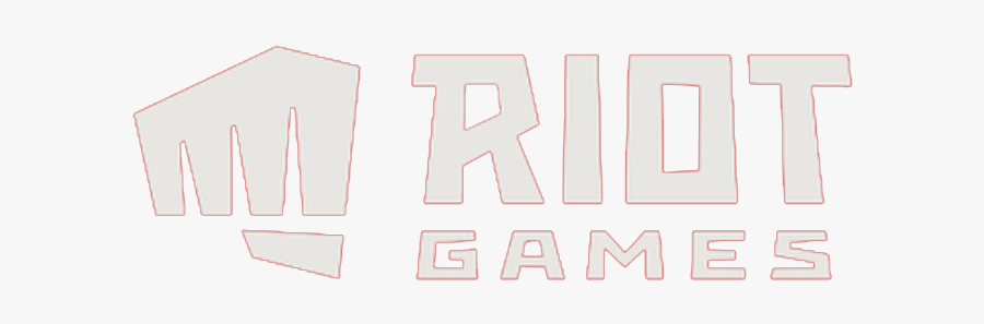 Riot Games New Logo With Red Outline Png Image - Riot Games Logo Png, Transparent Clipart