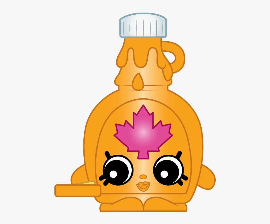 Pancake Clipart Maple Syrup Bottle - Shopkins Miss Maple Syrup, Transparent Clipart