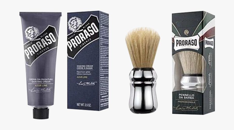 Proraso Single Blade Shaving Set/shaving Cream - Proraso Cypress And Vetiver, Transparent Clipart