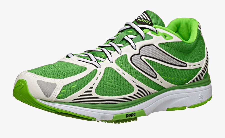 Newton Running Shoe Green, Transparent Clipart