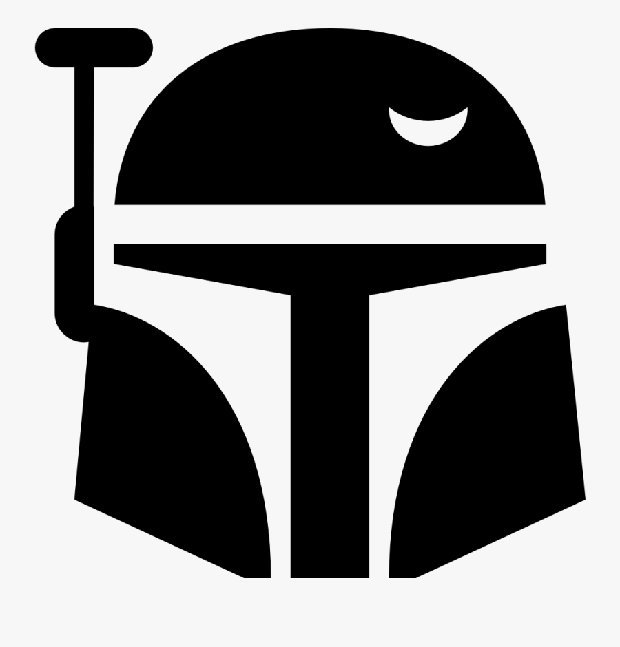 Clip Art Boba Fett Clip Art - Star Wars Boba Fett Silhouette, Transparent Clipart