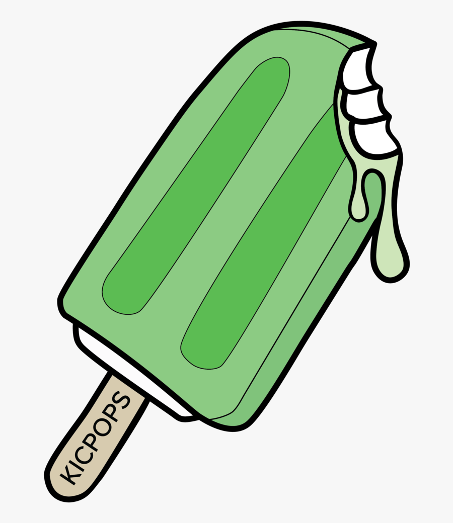 Green Clipart Popsicle - Cartoon Popsicle Png, Transparent Clipart