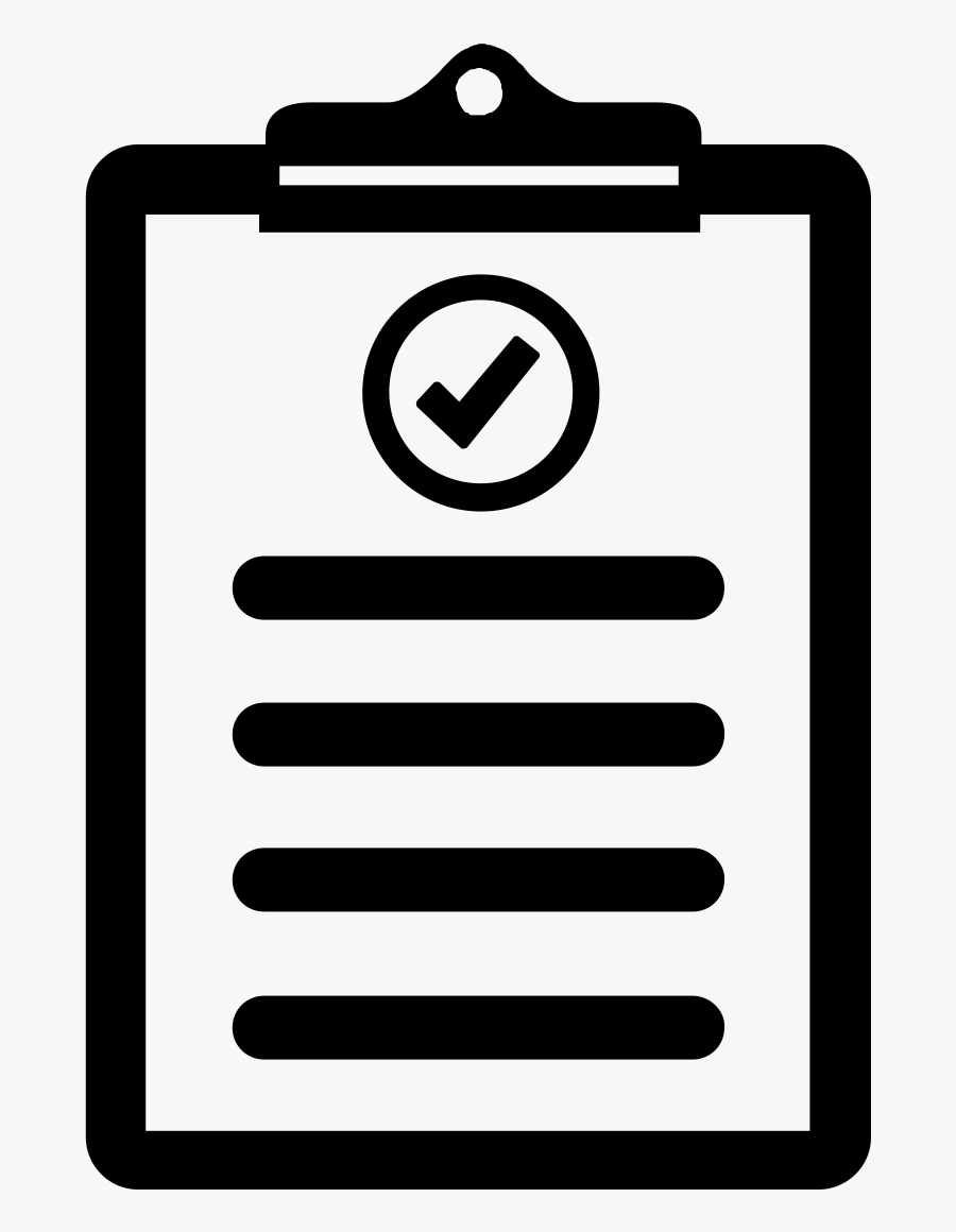 Checklist Png Image - Checklist Black And White , Free Transparent
