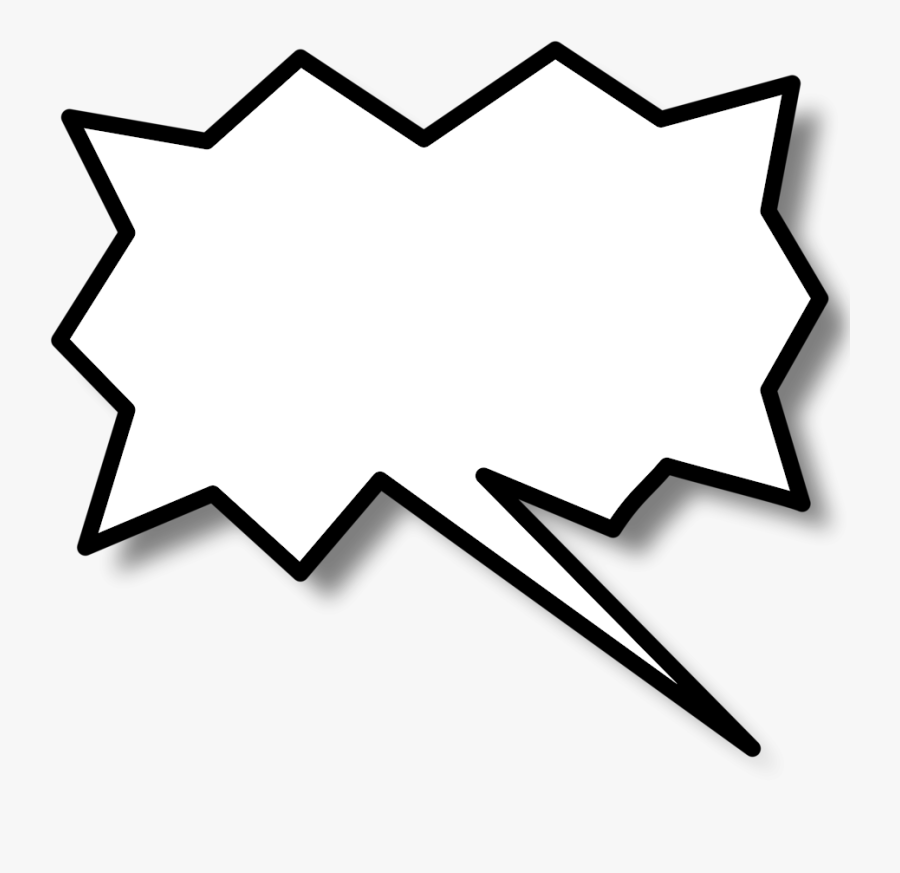 Speech Bubble Free Stock Photo Illustration Of A Cartoon - Comic Balloon Png, Transparent Clipart