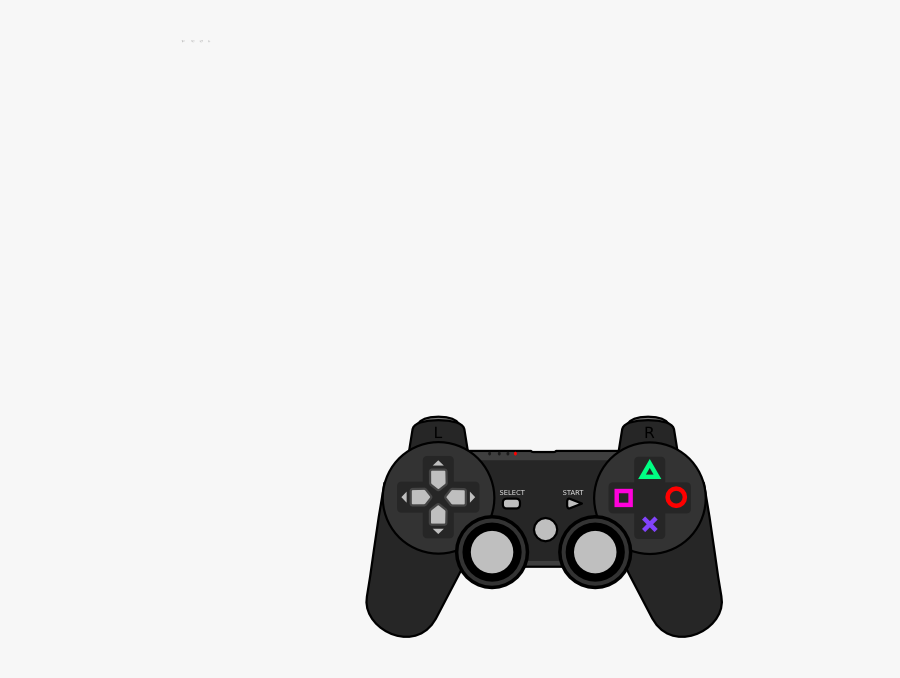 Controller Clip Art At Clker - Small Video Game Controller, Transparent Clipart