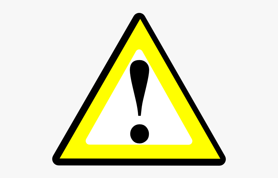 Black Yellow Warning 1 Clip Art Road Safety And Management Free Transparent Clipart Clipartkey