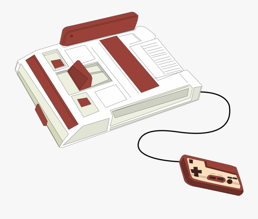 Gaming Clipart Video Game - Retro Console Clipart, Transparent Clipart