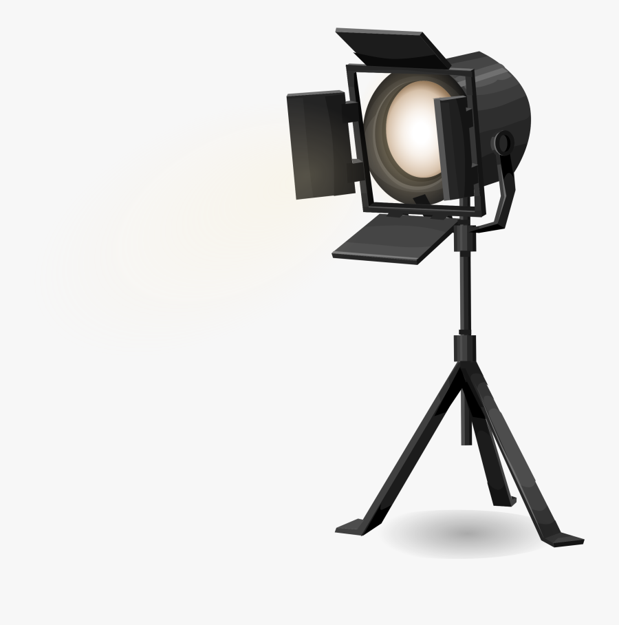 Stage Spotlight On Tripod, From Glitch , Free Transparent Clipart 