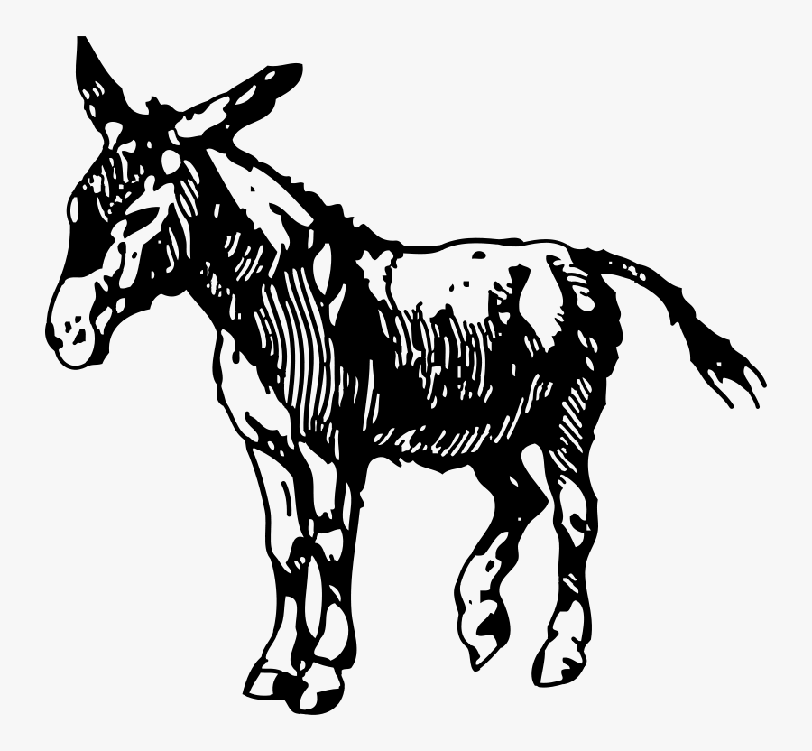 Donkey Svg, Transparent Clipart