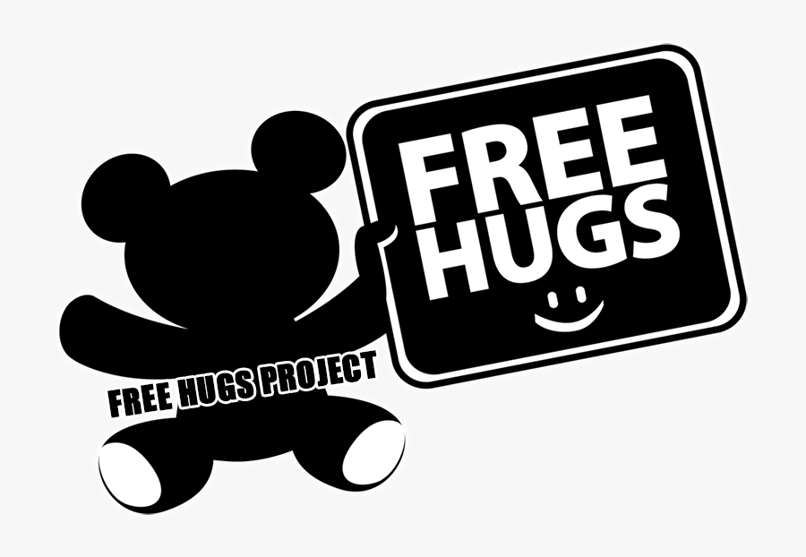 Clip Art Couple Hugs Images - Free Hugs Logo Png, Transparent Clipart