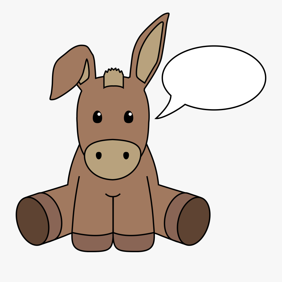 Donkey,neck,pack Animal - Donkey Talking Clipart, Transparent Clipart