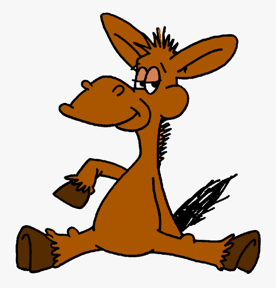 Cartoon Donkey Clip Art - Cartoon Donkey, Transparent Clipart