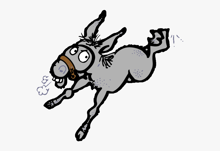 Mule Clipart Donkey Kick - Free Clip Art Donkey, Transparent Clipart