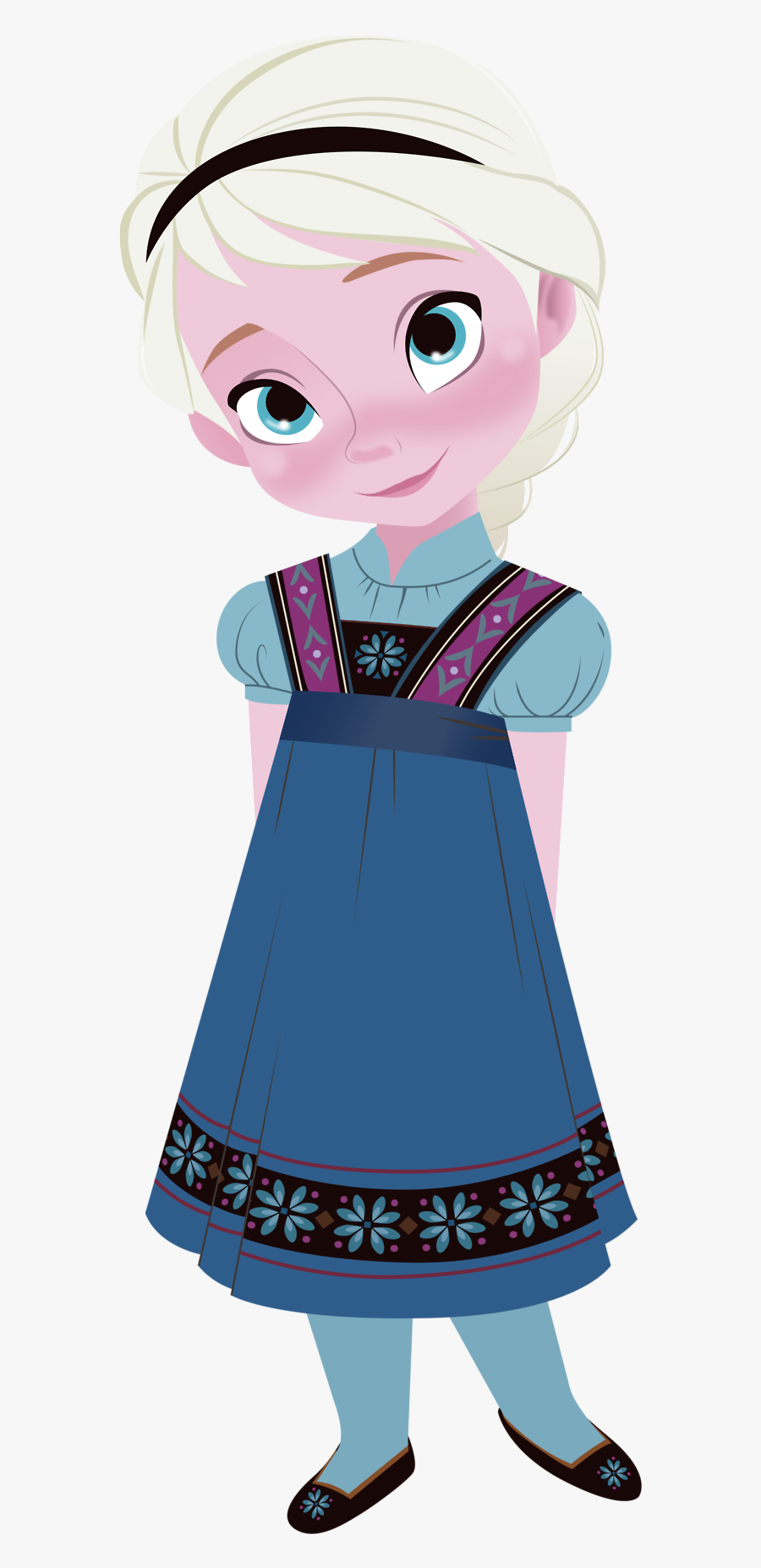 Frozen Clipart Baby Elsa - Baby Princess Elsa Png, Transparent Clipart
