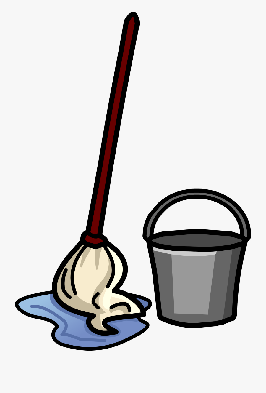 Thumb Image - Mop And Bucket Clipart, Transparent Clipart