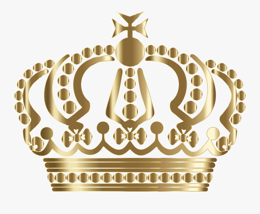 Gold German Imperial Crown No Background Clip Art Library - Gold Crown Transparent Background, Transparent Clipart