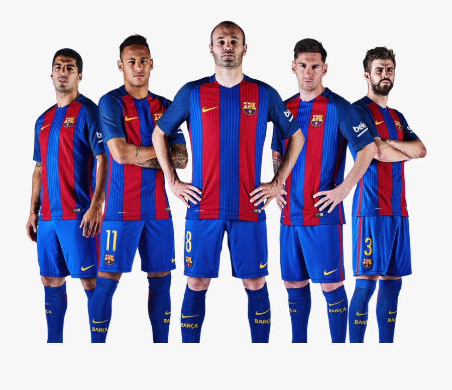 Fc Barcelona Team 2018 Png Clip Art Clipart Image - Barça 2016 17 ...