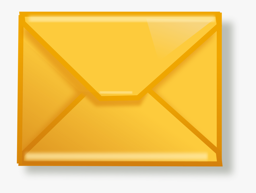 Yellow Mail - Mail Yellow, Transparent Clipart