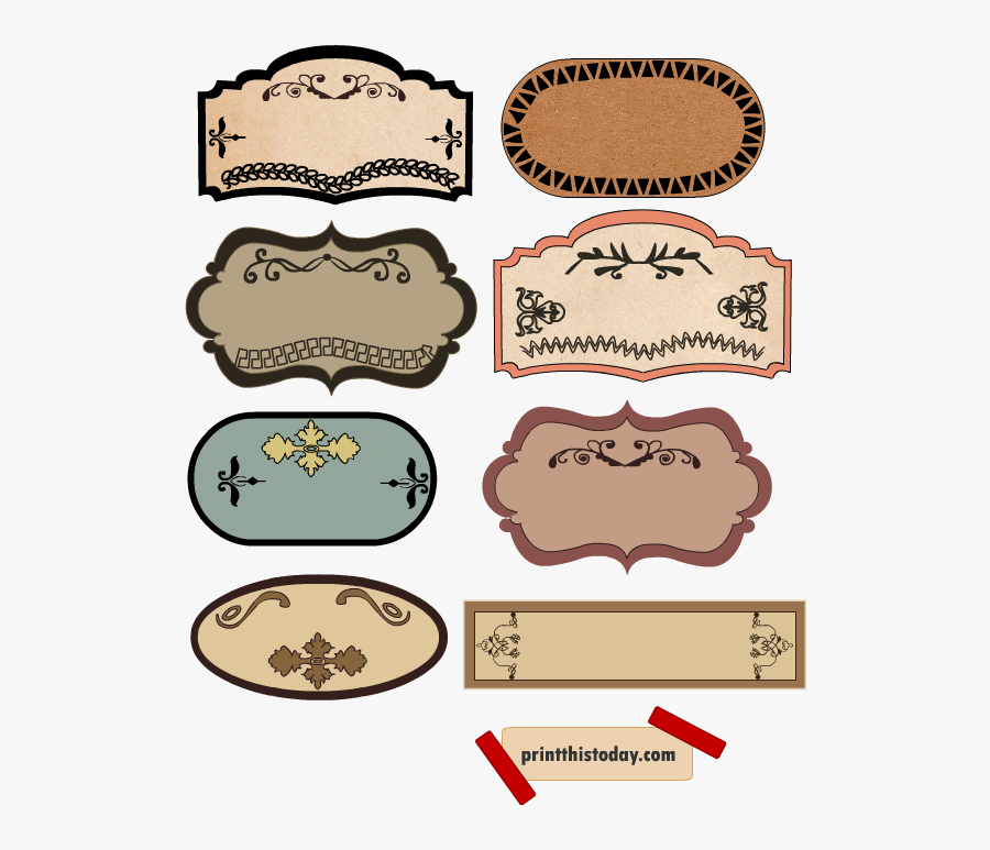 vintage jar labels template free transparent clipart clipartkey