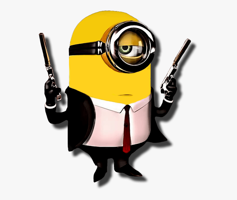 Minion Clipart - Minion Agent, Transparent Clipart