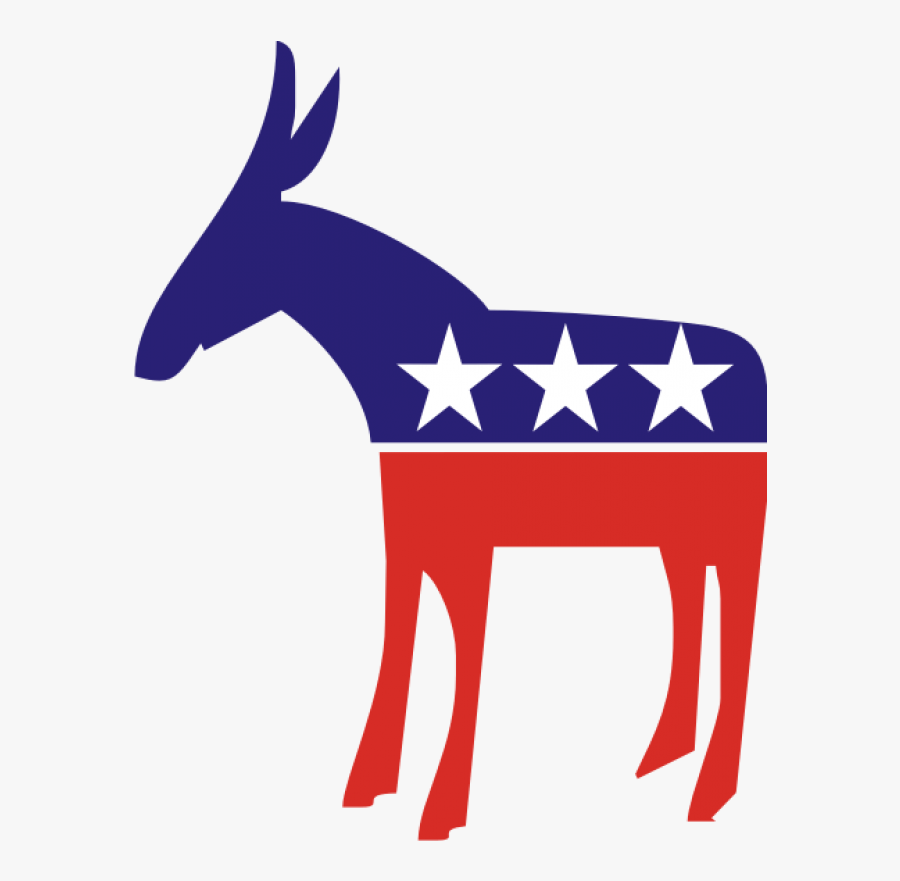 Democratic Party Donkey Elephant Caught On And Baking - Transparent Background Democrat Donkey Clipart, Transparent Clipart