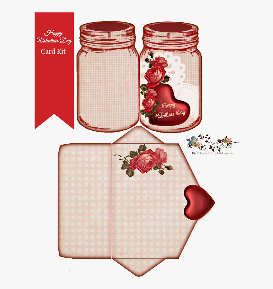 Free Happy Valentines Day - Valentine's Day Printable Envelope, Transparent Clipart