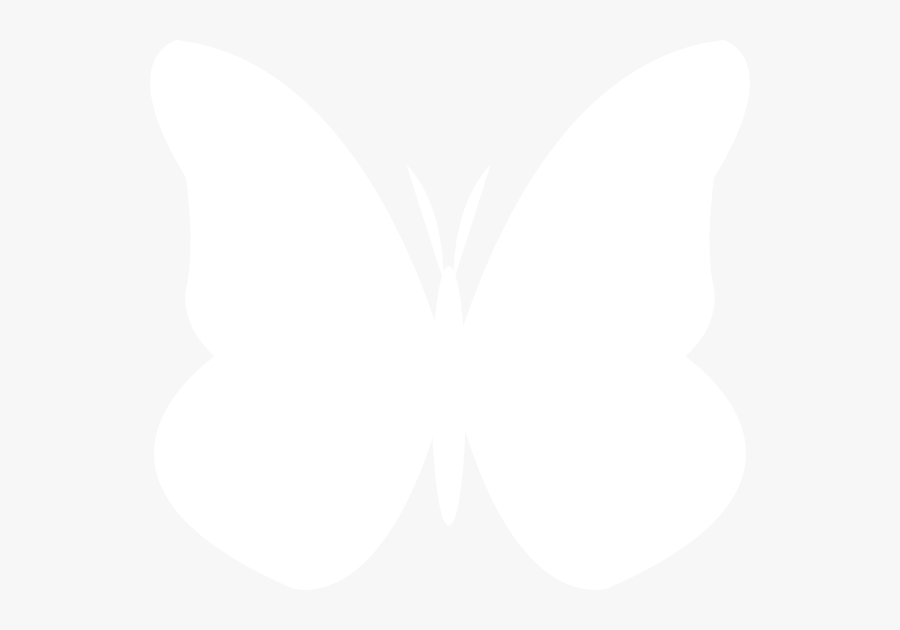 White Butterfly Clipart, Transparent Clipart