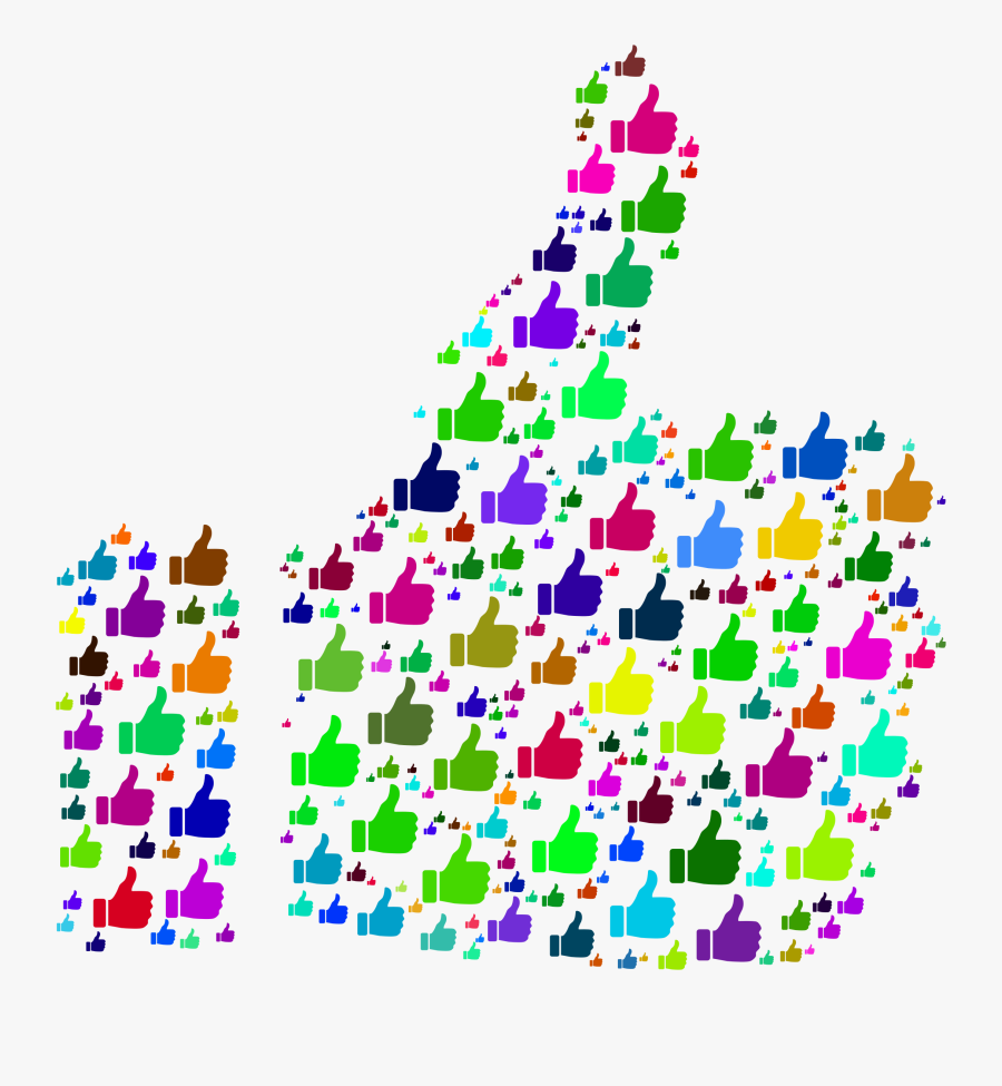 Clipart Thumbs Up Microsoft - Thumbs Up In Different Colors, Transparent Clipart