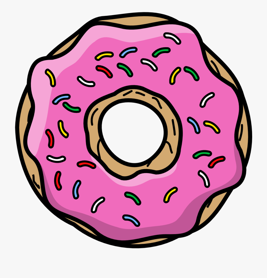 Png Donut Clipart , Png Download - Cartoon Donut, Transparent Clipart