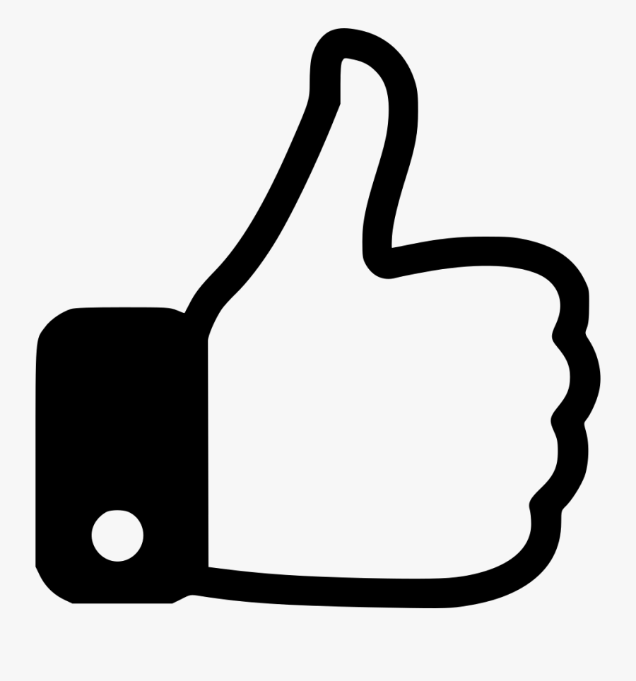 Like Thumbs Up Comments - Transparent Background Thumbs Up Icon, Transparent Clipart