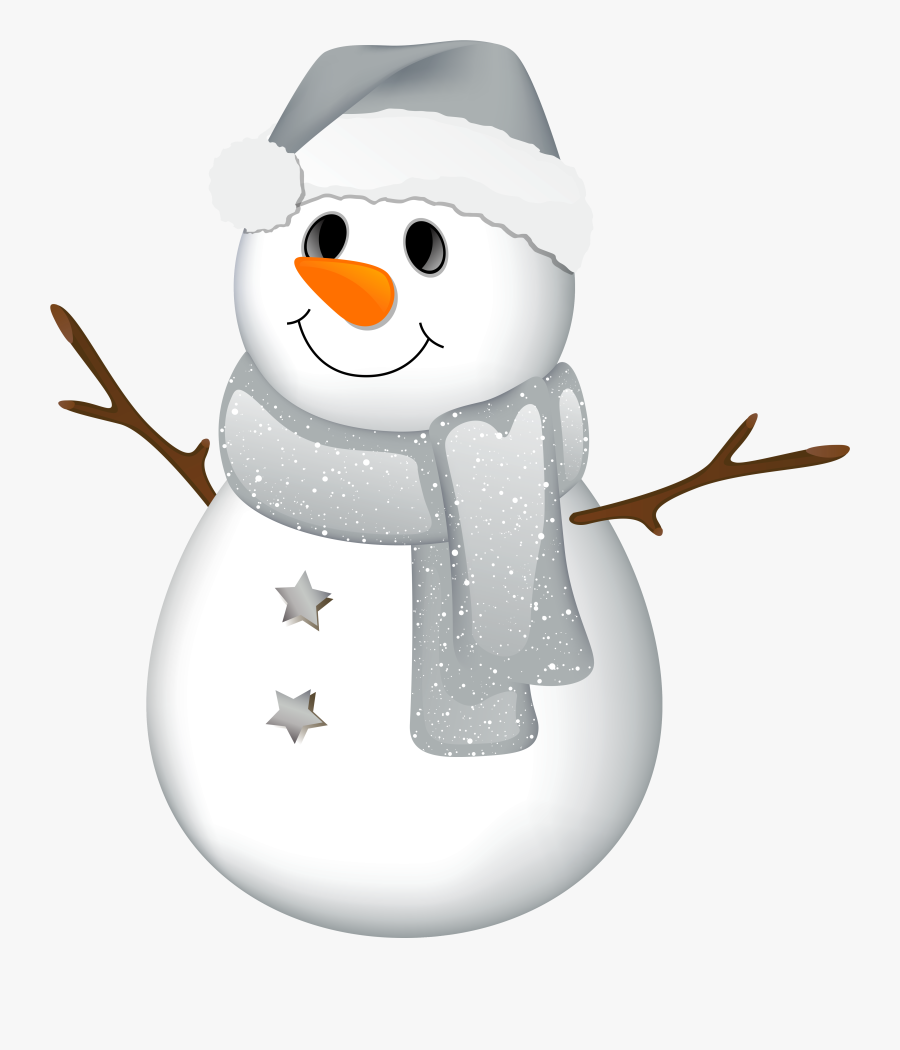 Snowman Clipart Let It Snow - Snowman Clipart Transparent Background, Transparent Clipart