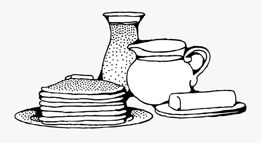 Pancake Clip Art, Transparent Clipart