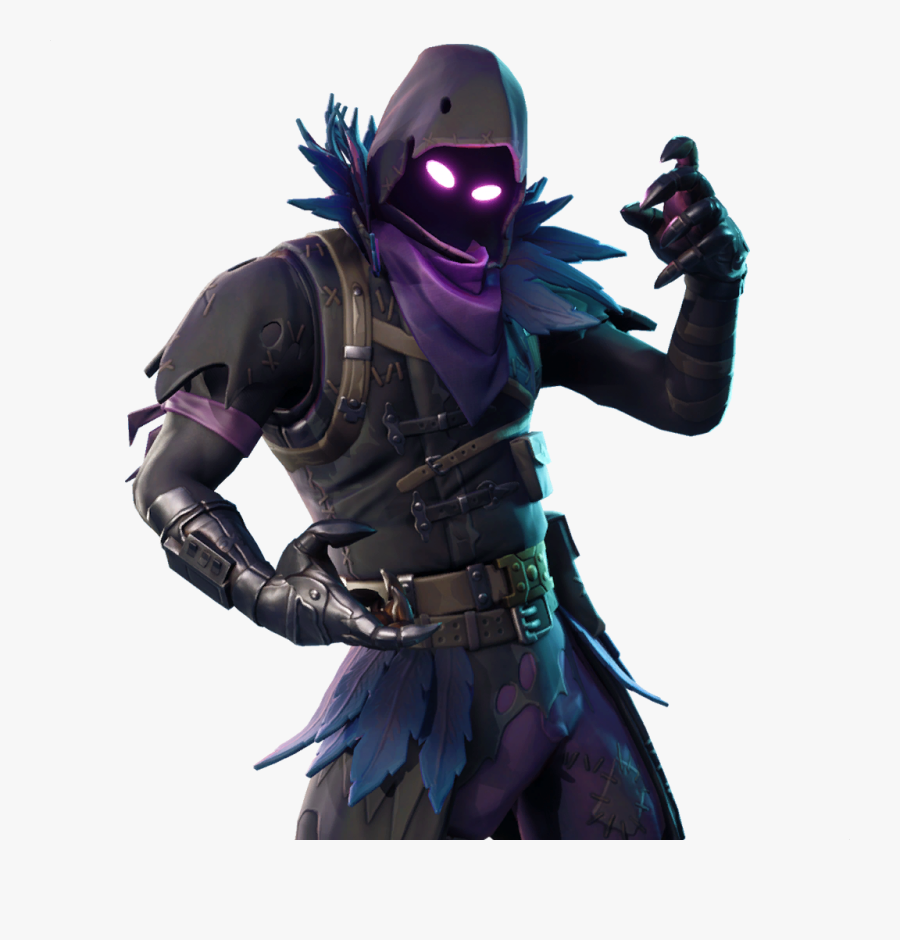 Fortnite Battle Royale Character Png - Raven Fortnite, Transparent Clipart