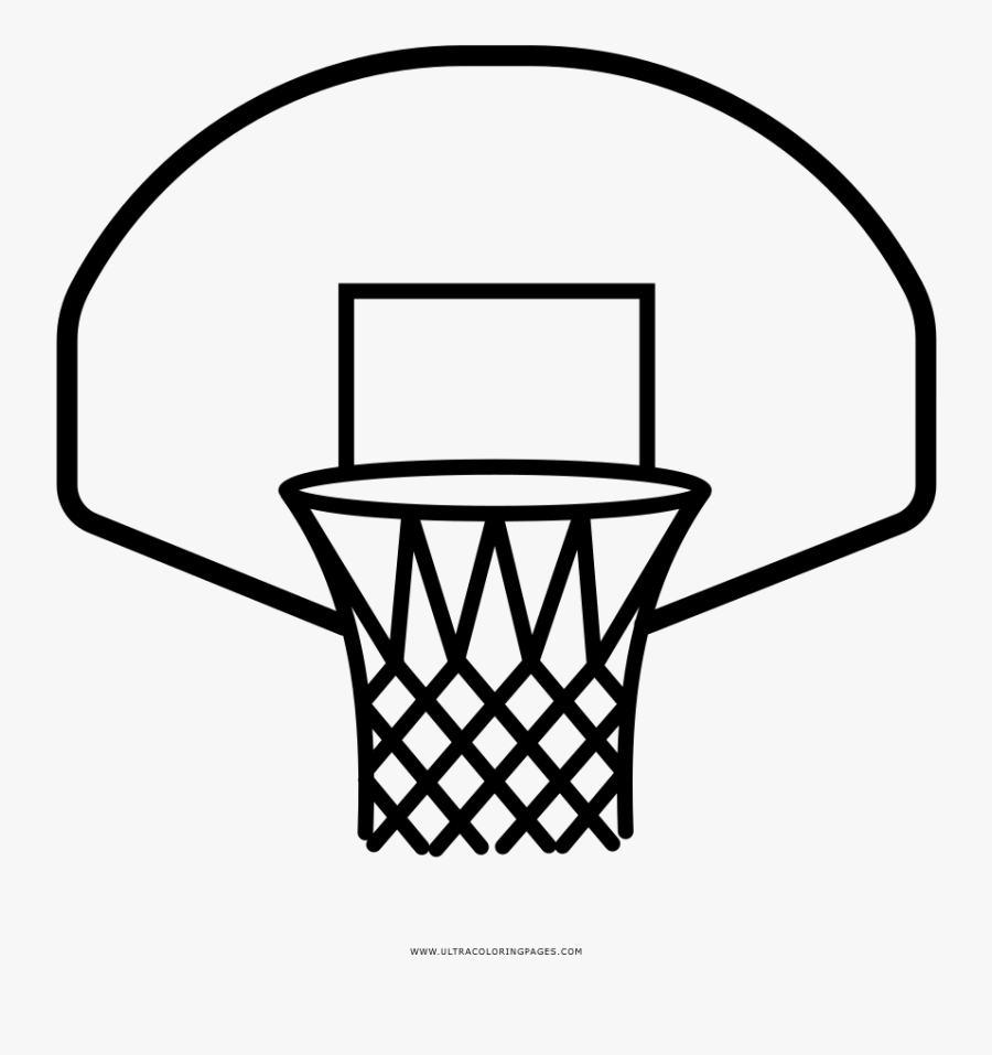 Transparent Basketball Hoop Png - Basketball Hoop Drawing Easy , Free ...