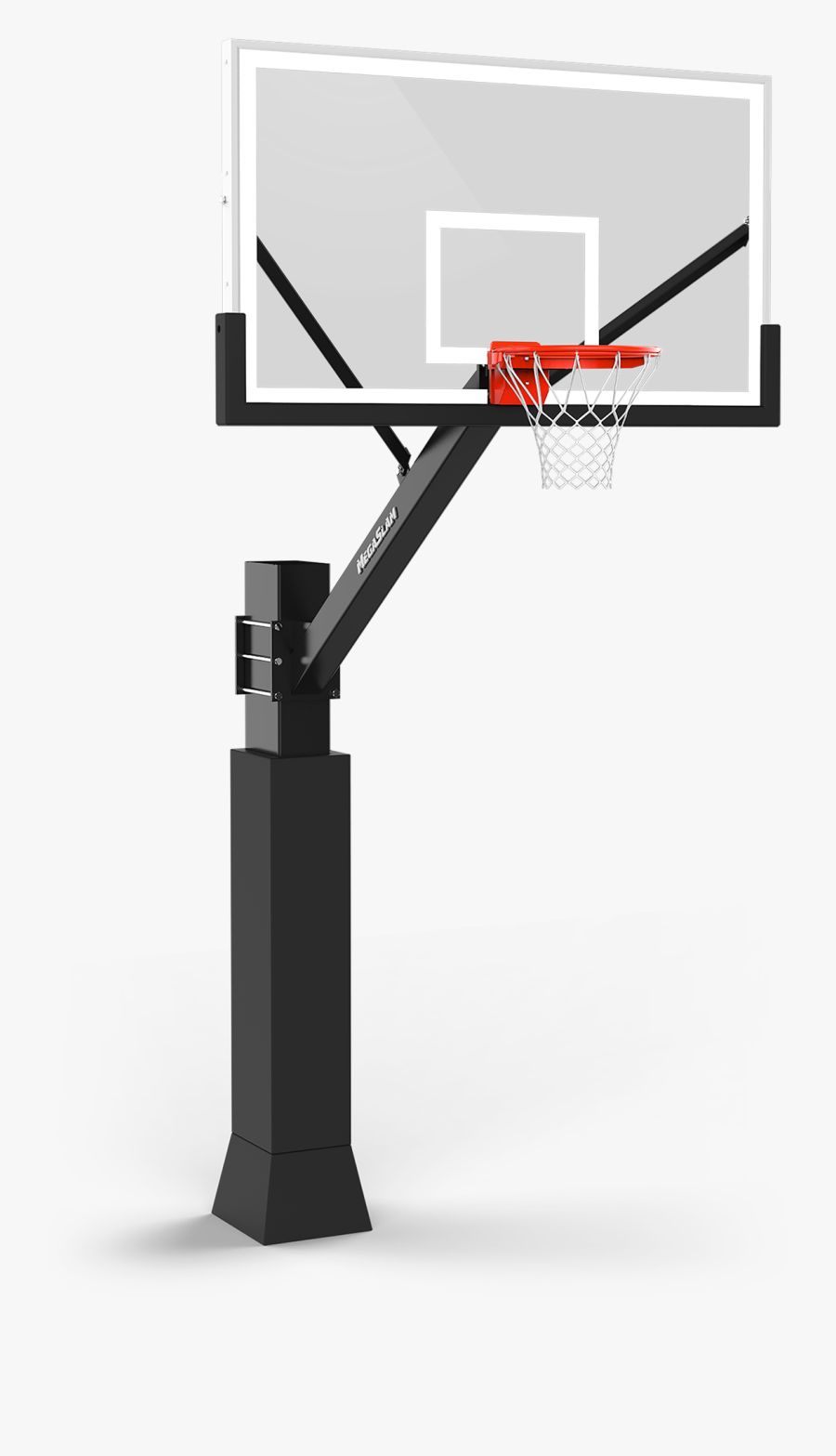 Transparent Basketball Hoop Backboard Clipart - Fx 60 Hoops Megaslam, Transparent Clipart