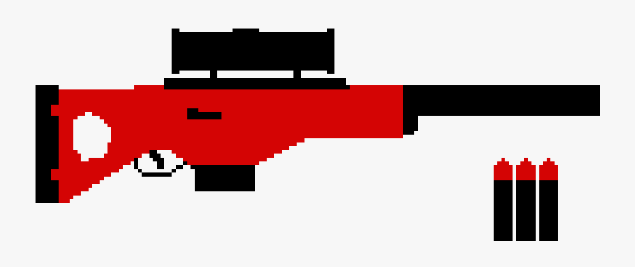 Bolt Sniper/ Fortnite - Fortnite Pixel Art Gun, Transparent Clipart