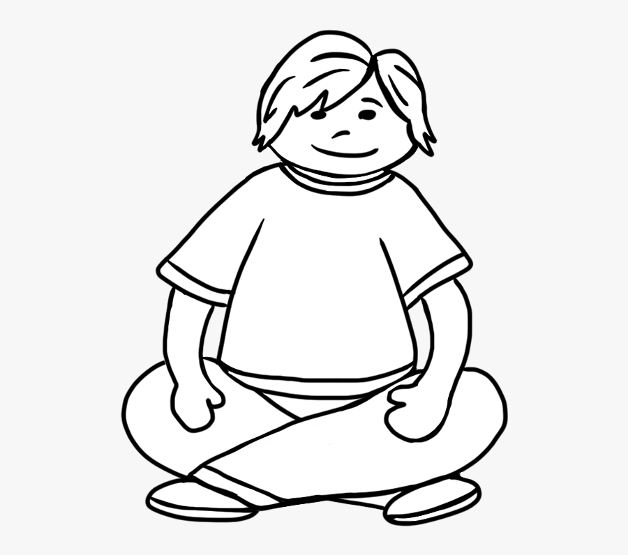 Clip Art By Carrie Teaching First - Clipart Sitting Criss Cross , Free Tran...