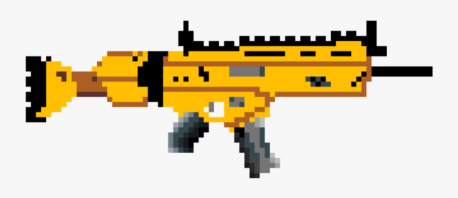 Pixel Art Sniper Fortnite Clipart , Png Download - Pixel Art En Fornite, Transparent Clipart