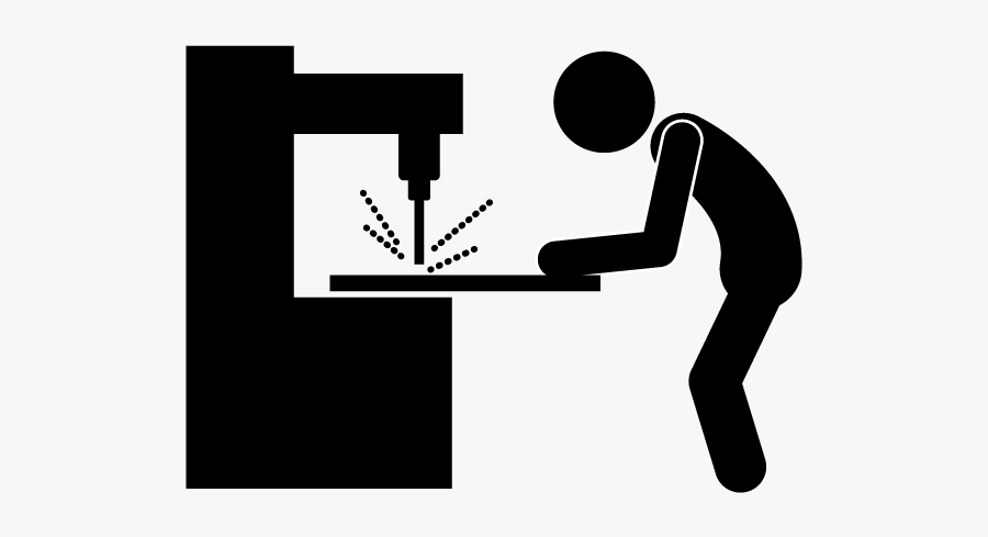 Worker Industry Free Pictogram - Factory Work Clipart Png, Transparent Clipart